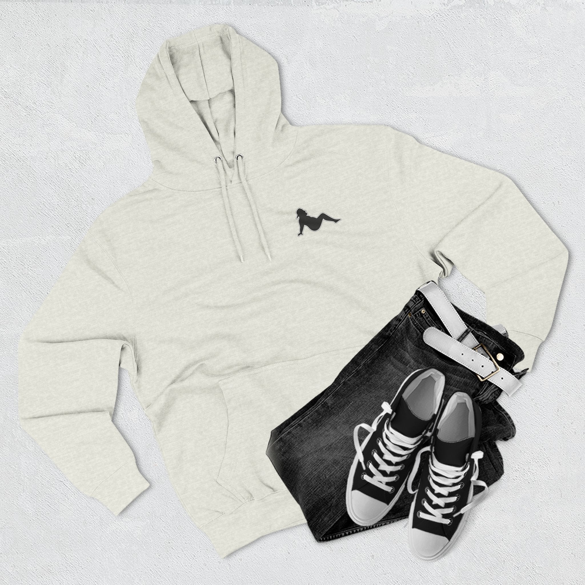 Side Piece Motorsports Hoodie — Automotive Logo Fleece Pullover