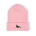 Embroidered Mermaid Cuffed Beanie — Cozy Winter Knit Hat