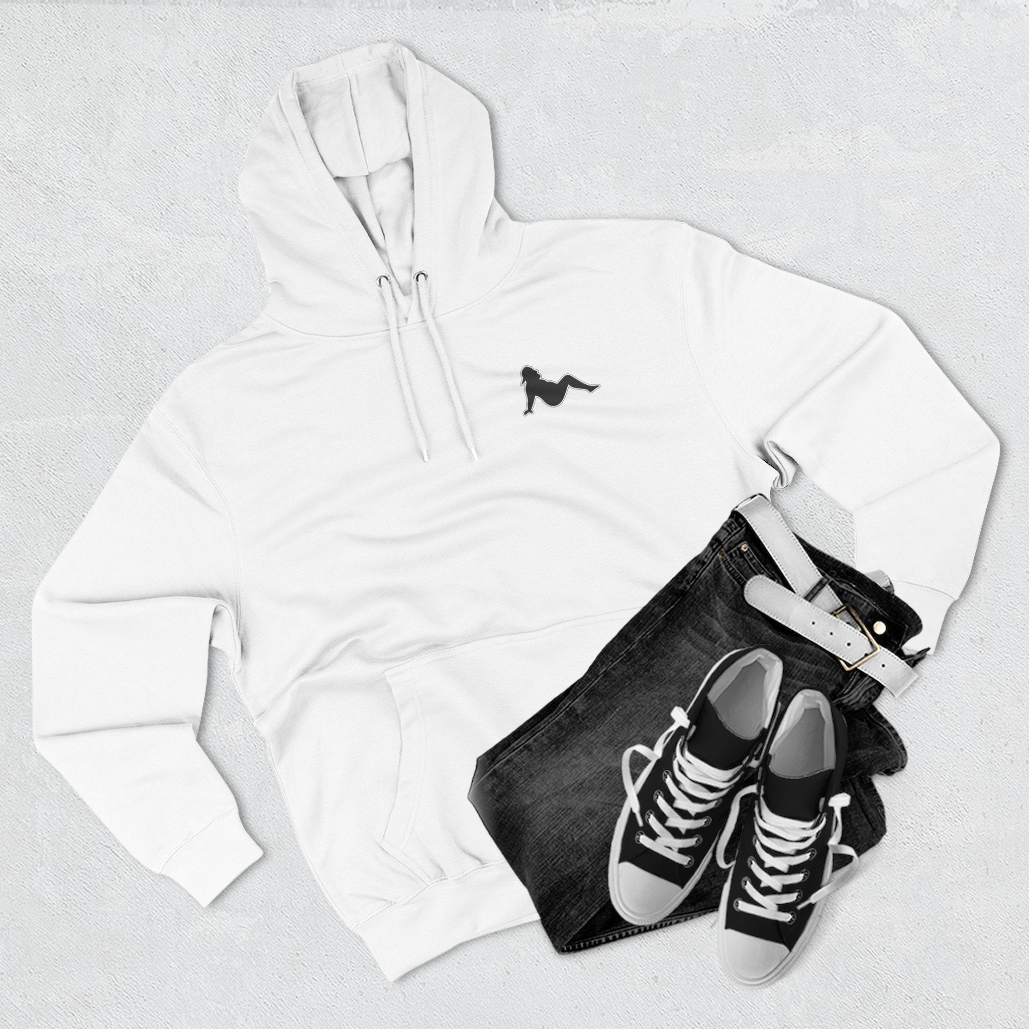 Side Piece Motorsports Hoodie — Automotive Logo Fleece Pullover
