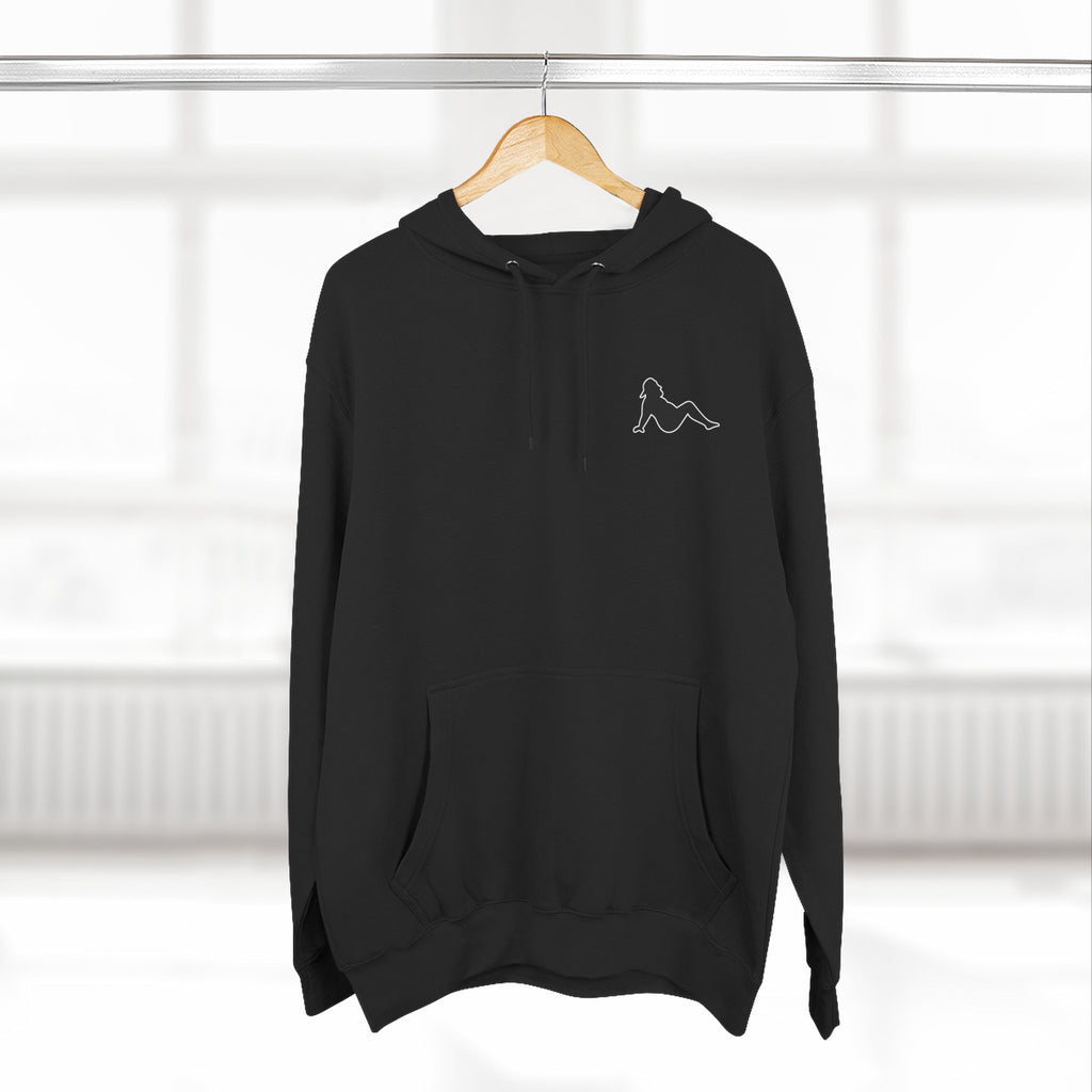 Side Piece Motorsports Hoodie — Automotive Logo Fleece Pullover