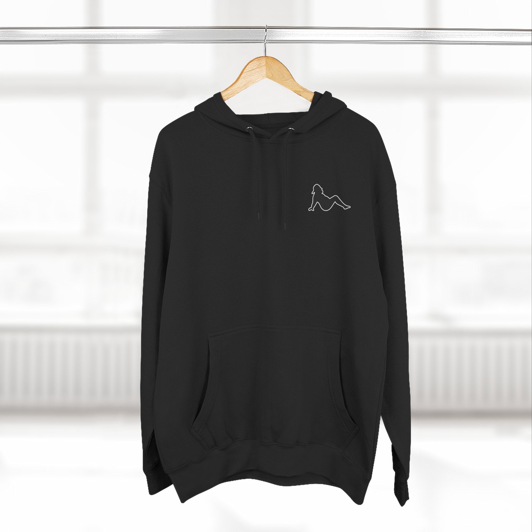 Side Piece Motorsports Hoodie — Automotive Logo Fleece Pullover