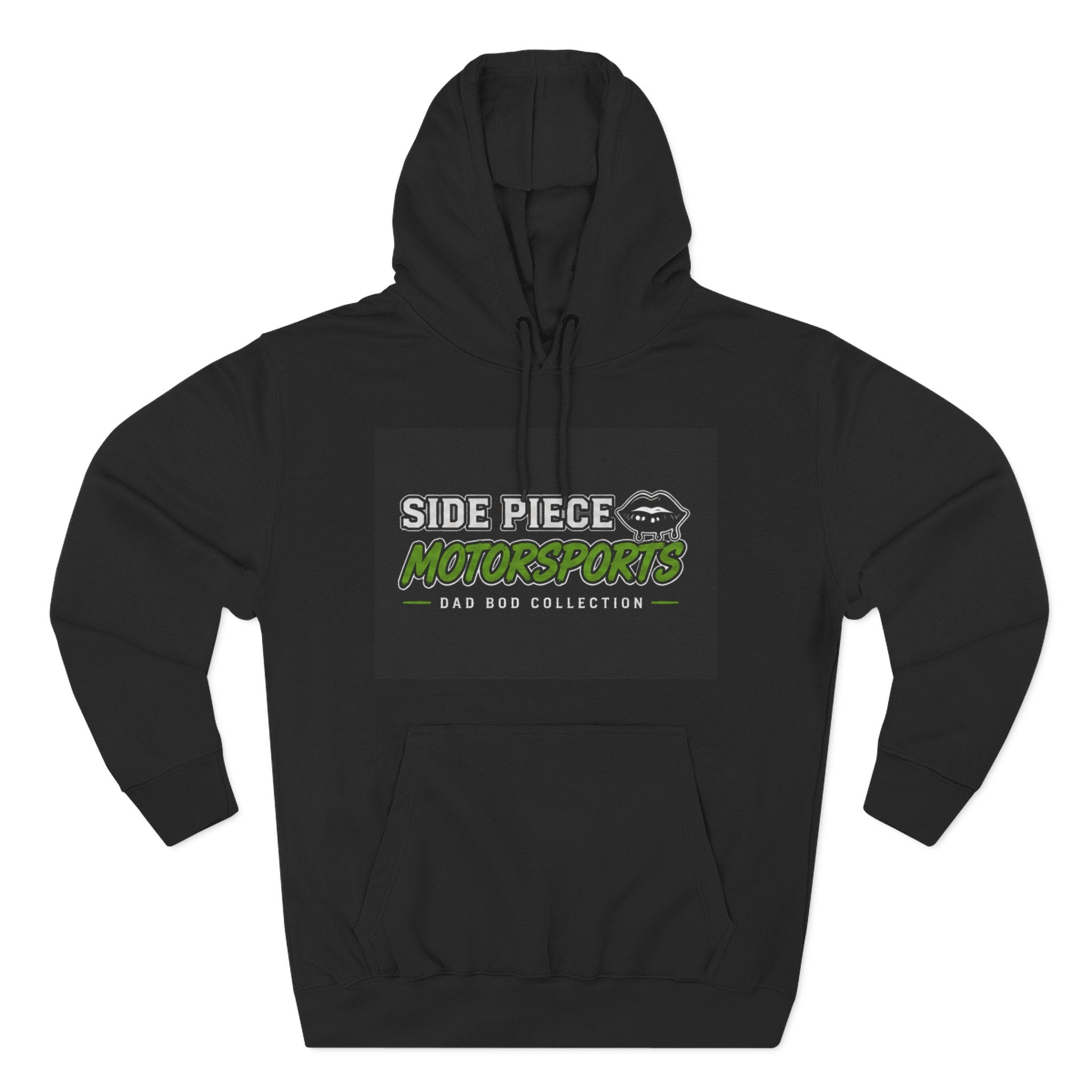 Side Piece Motorsports Fleece Hoodie — Racing Logo Pullover