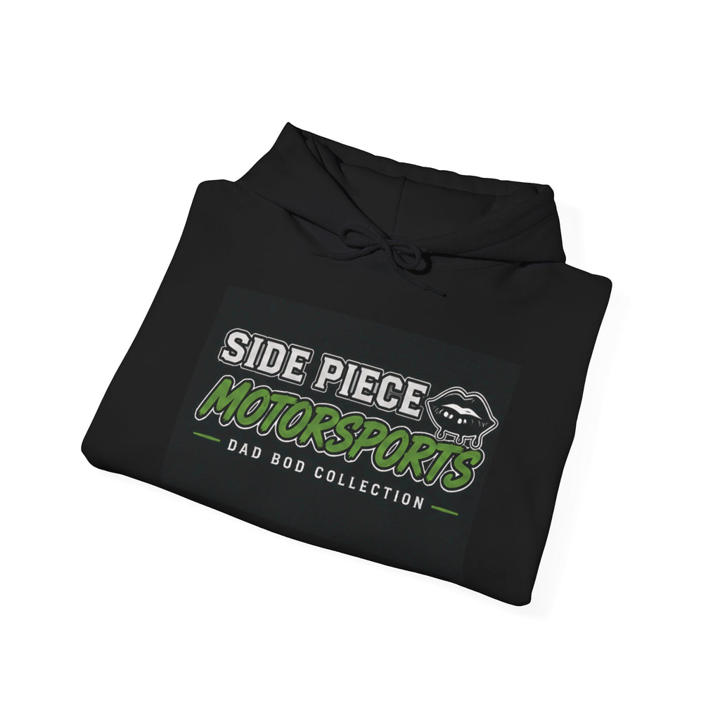Motorsports Hoodie — "Side Piece Motorsports" Graphic Racing Pullover