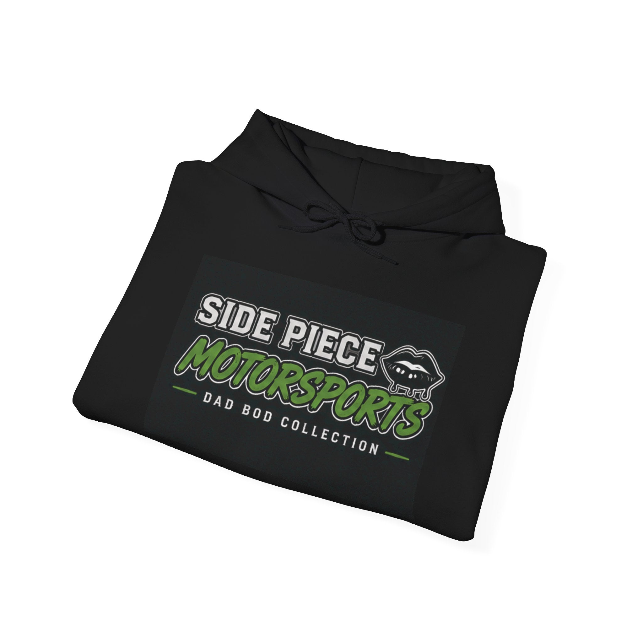 Motorsports Hoodie — "Side Piece Motorsports" Graphic Racing Pullover