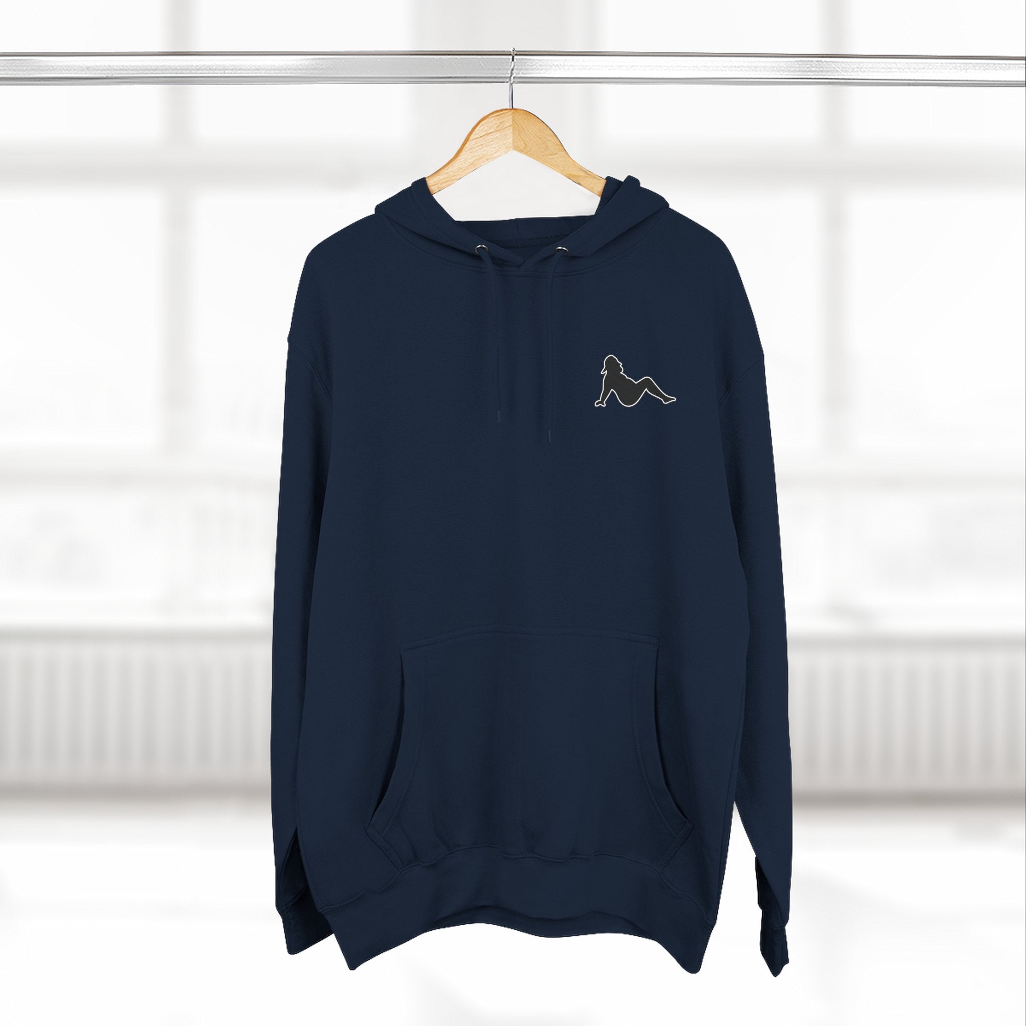 Side Piece Motorsports Hoodie — Automotive Logo Fleece Pullover