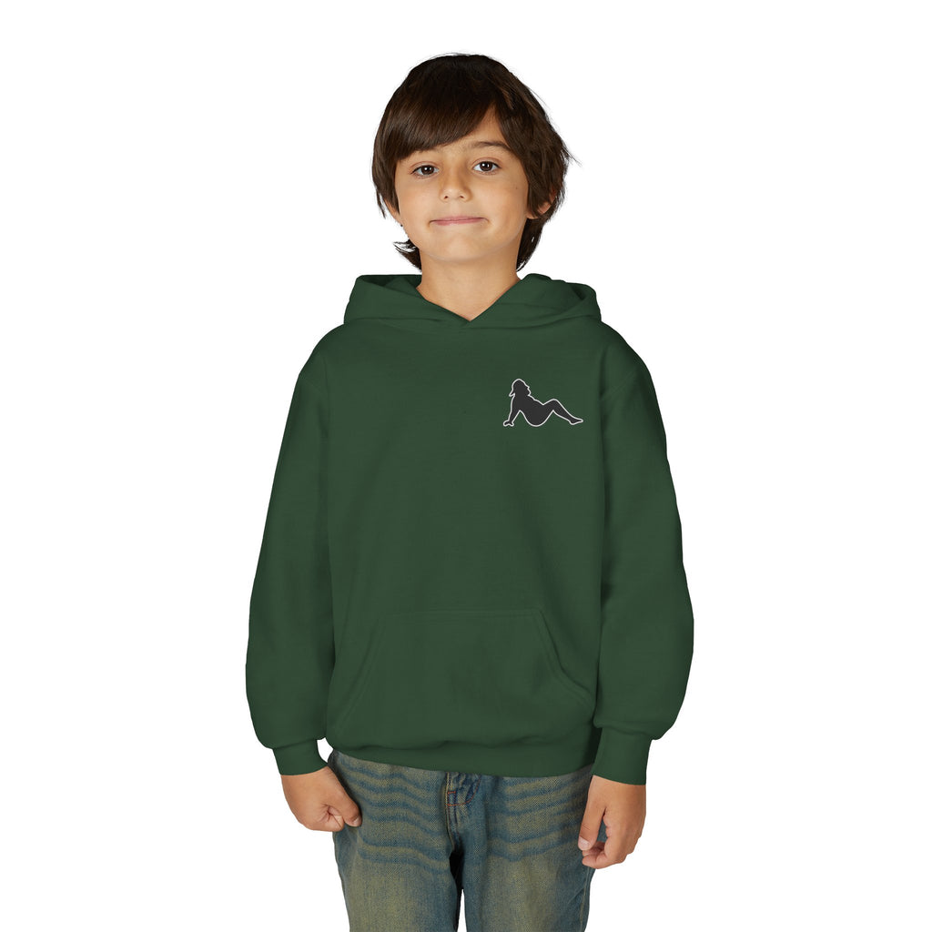 Side Piece Motorsports Youth Hoodie — Racing Logo Pullover