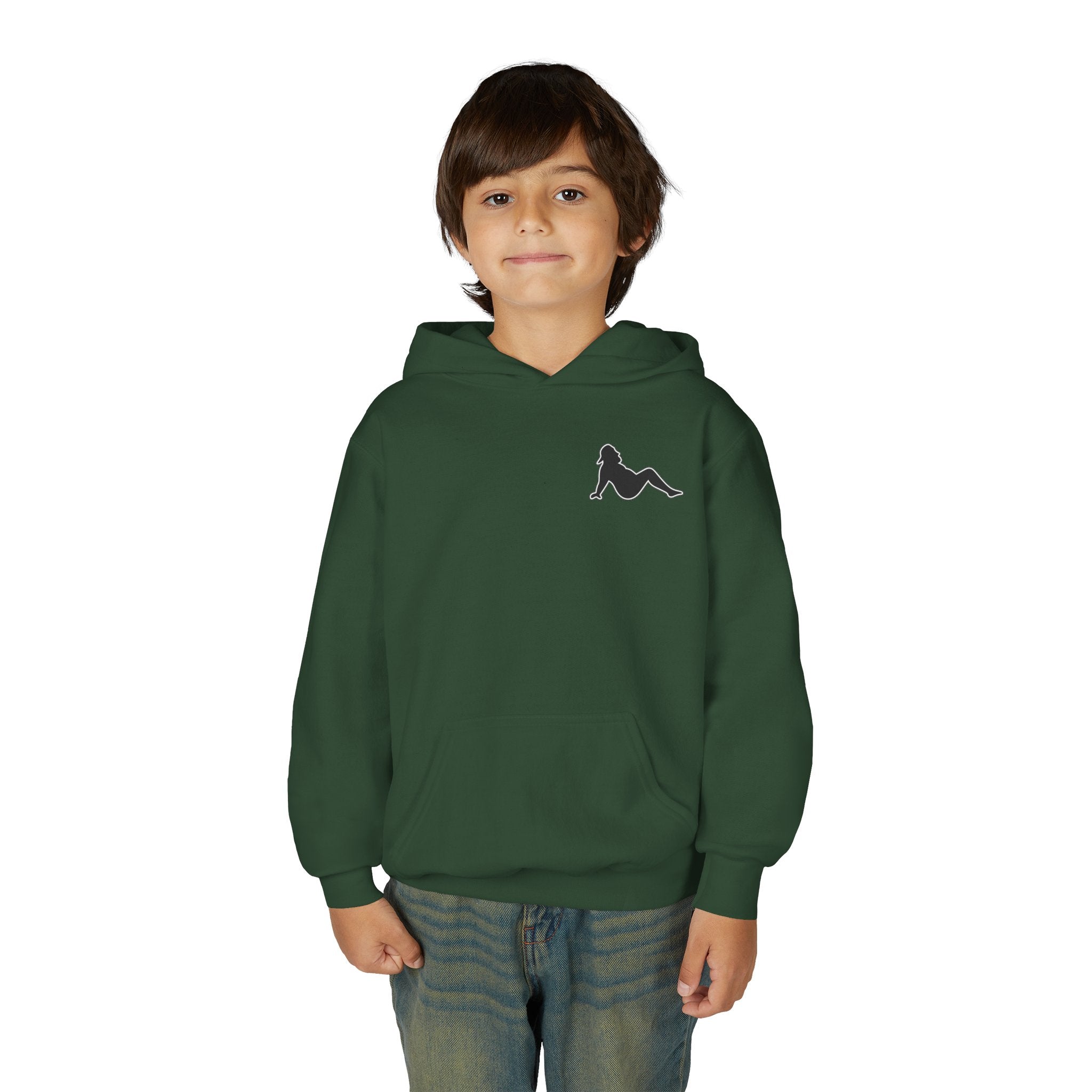Side Piece Motorsports Youth Hoodie — Racing Logo Pullover