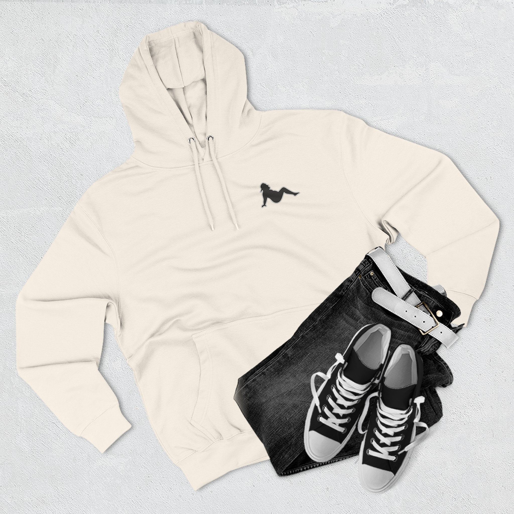 Side Piece Motorsports Hoodie — Automotive Logo Fleece Pullover