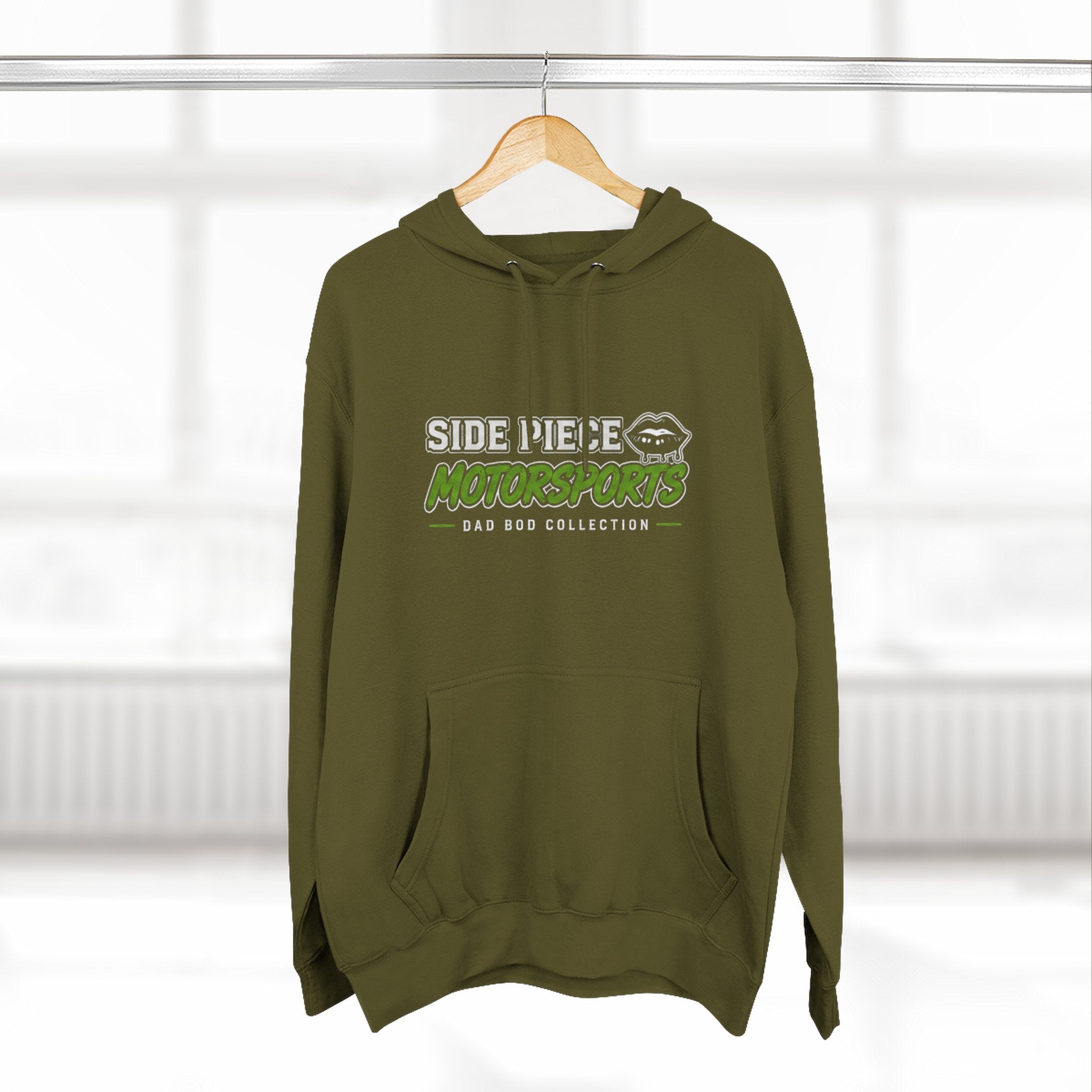 Will Dance for Diesel Hoodie — Side Piece Motorsports Fleece Pullover
