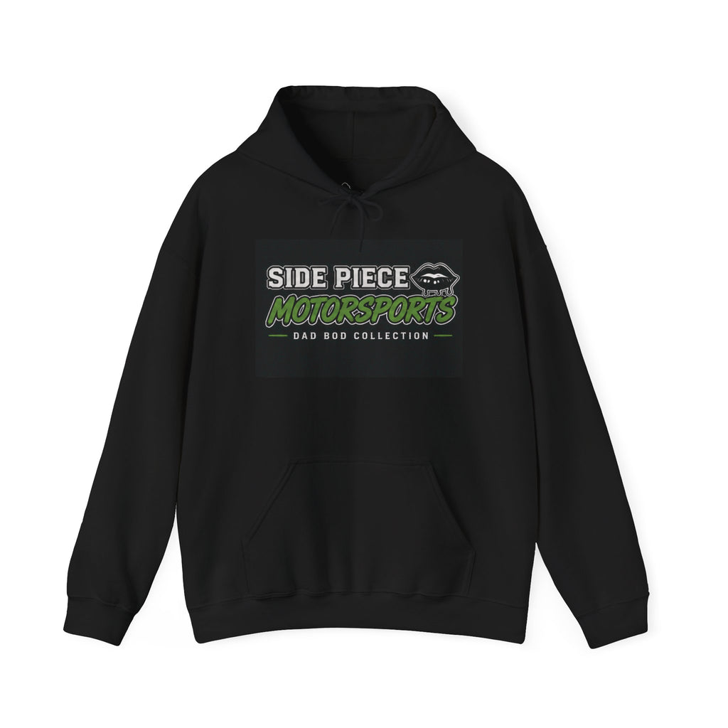 Motorsports Hoodie — "Side Piece Motorsports" Graphic Racing Pullover