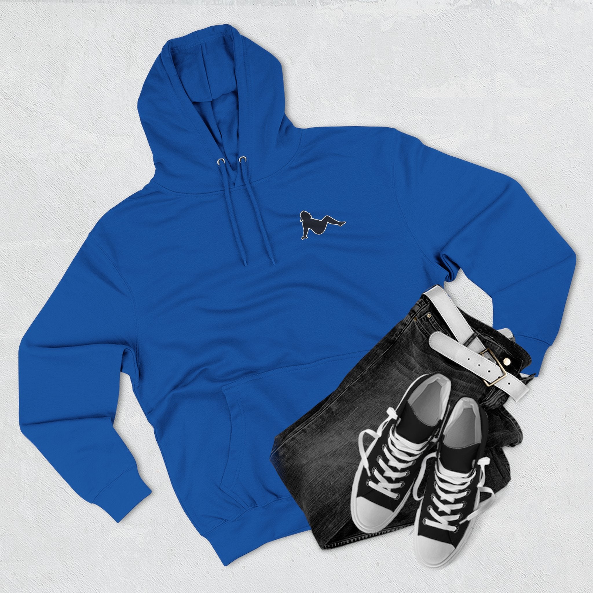 Side Piece Motorsports Hoodie — Automotive Logo Fleece Pullover