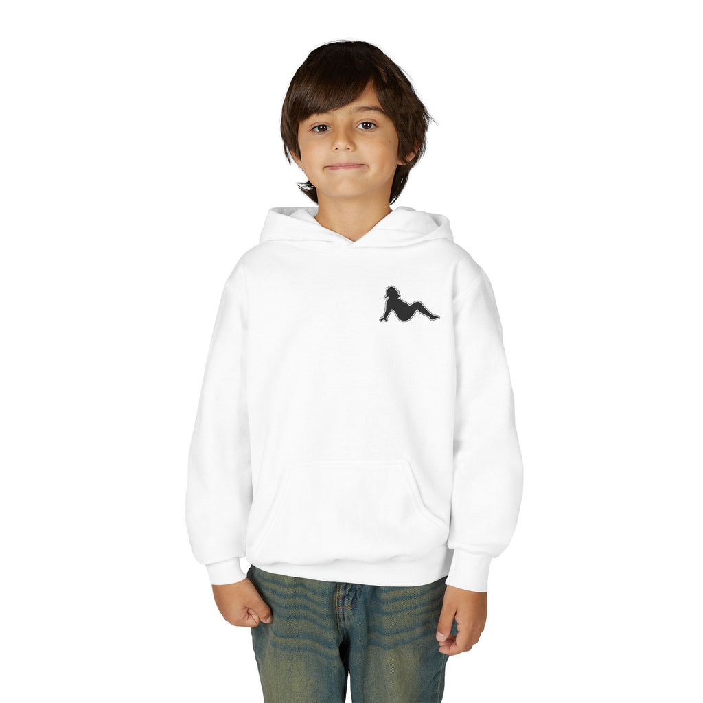 Side Piece Motorsports Youth Hoodie — Racing Logo Pullover