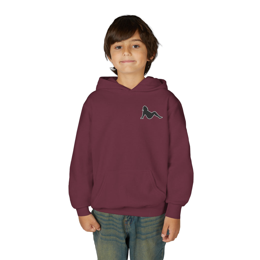 Side Piece Motorsports Youth Hoodie — Racing Logo Pullover