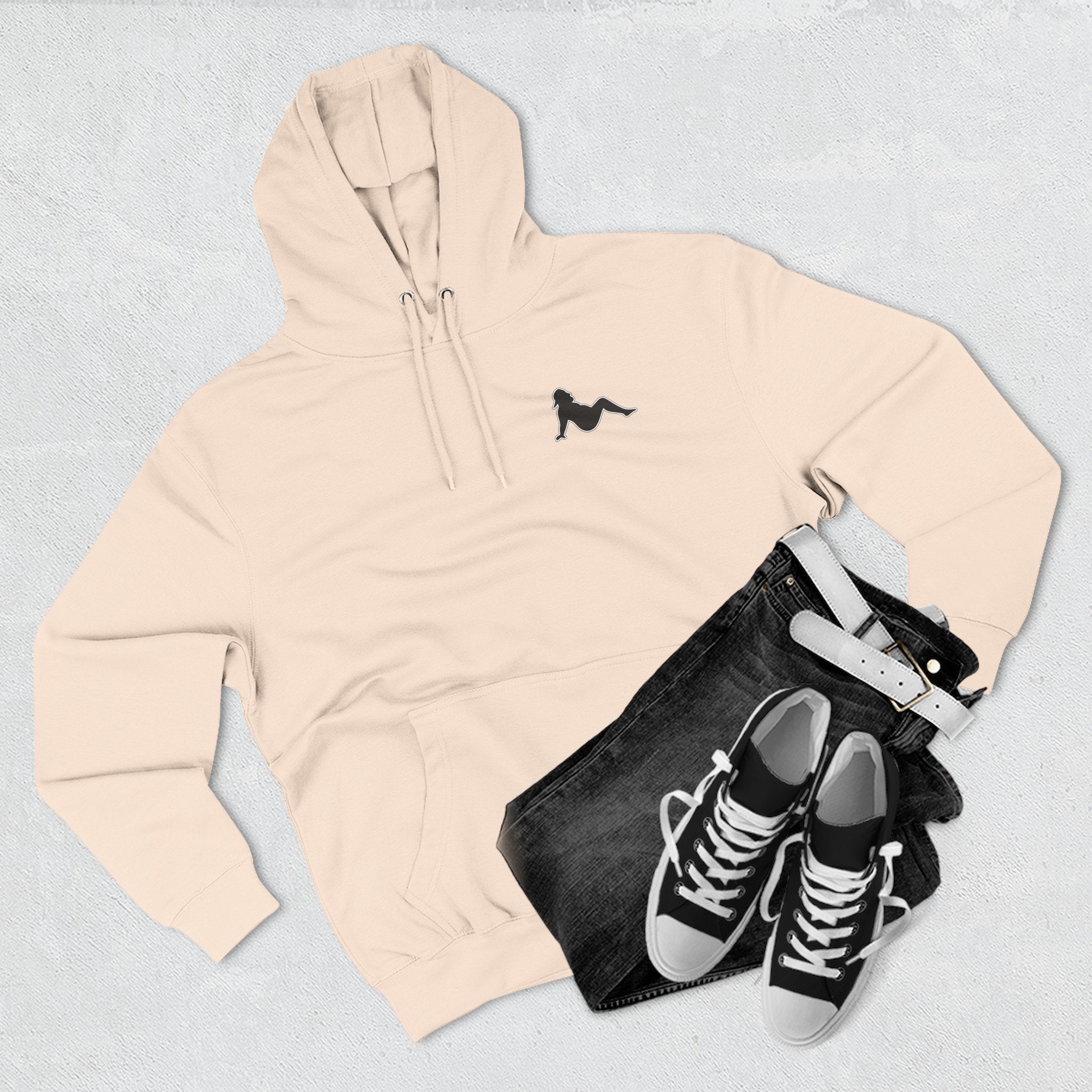 Side Piece Motorsports Hoodie — Automotive Logo Fleece Pullover