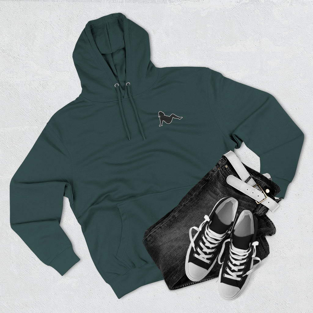 Side Piece Motorsports Hoodie — Automotive Logo Fleece Pullover