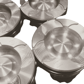 6.0L Powerstroke Diesel with the Mahle Fly Cut Piston Set
