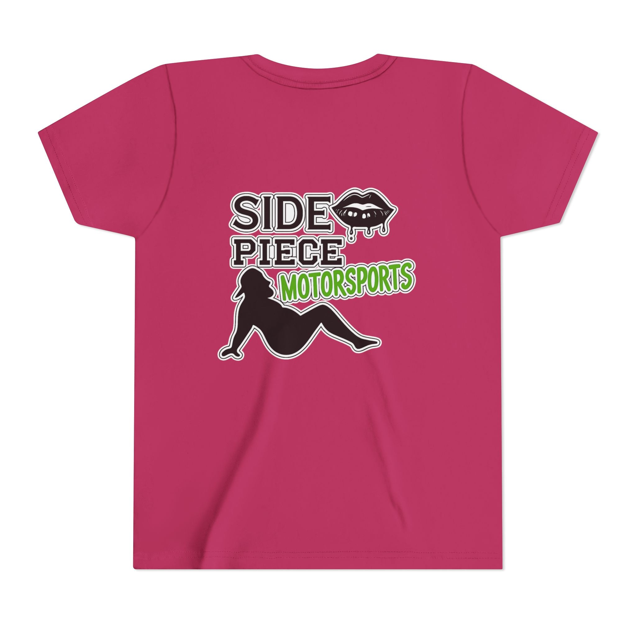 Side Piece Motorsports Youth Tee — Racing Logo Graphic T‑Shirt