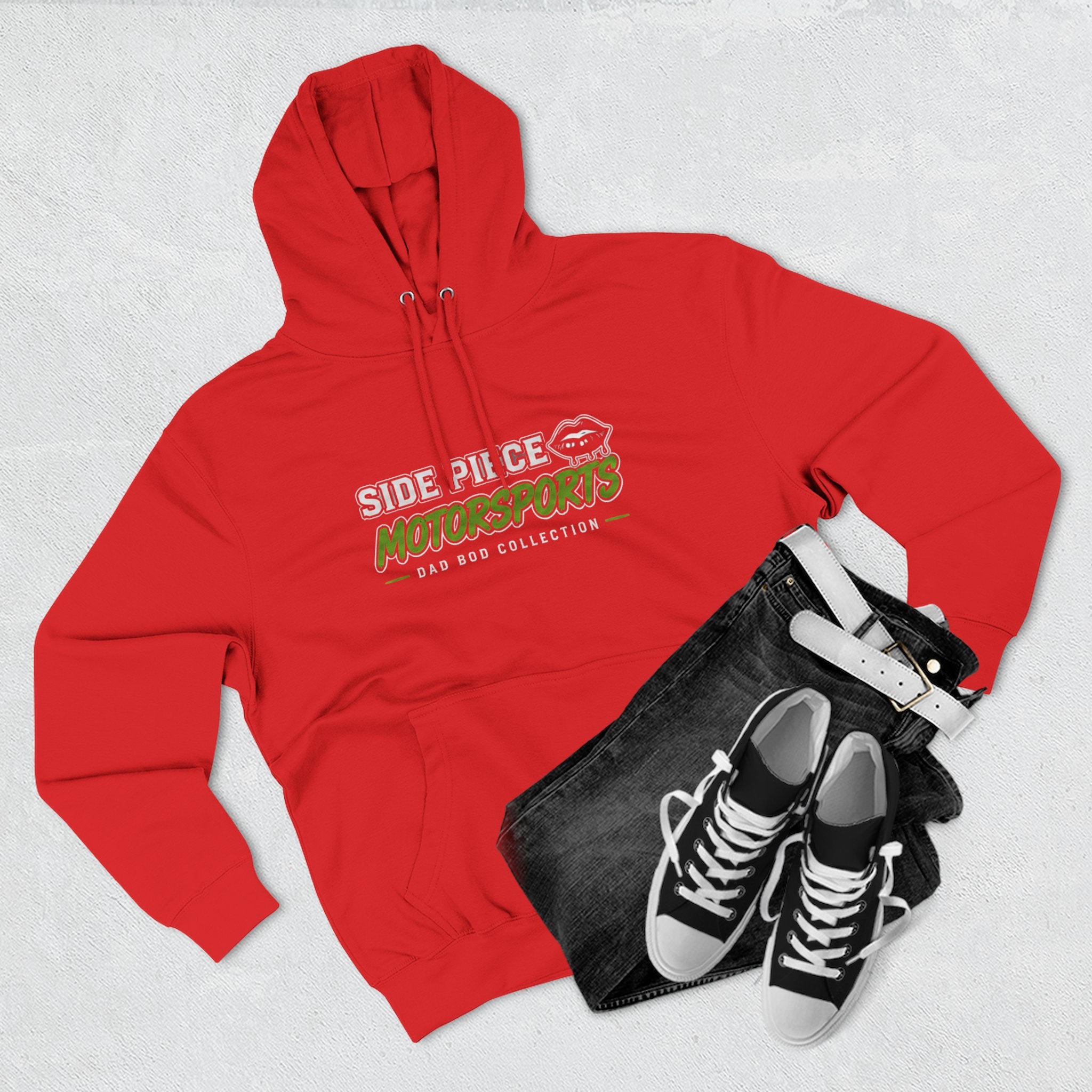 Three-Panel Fleece Hoodie