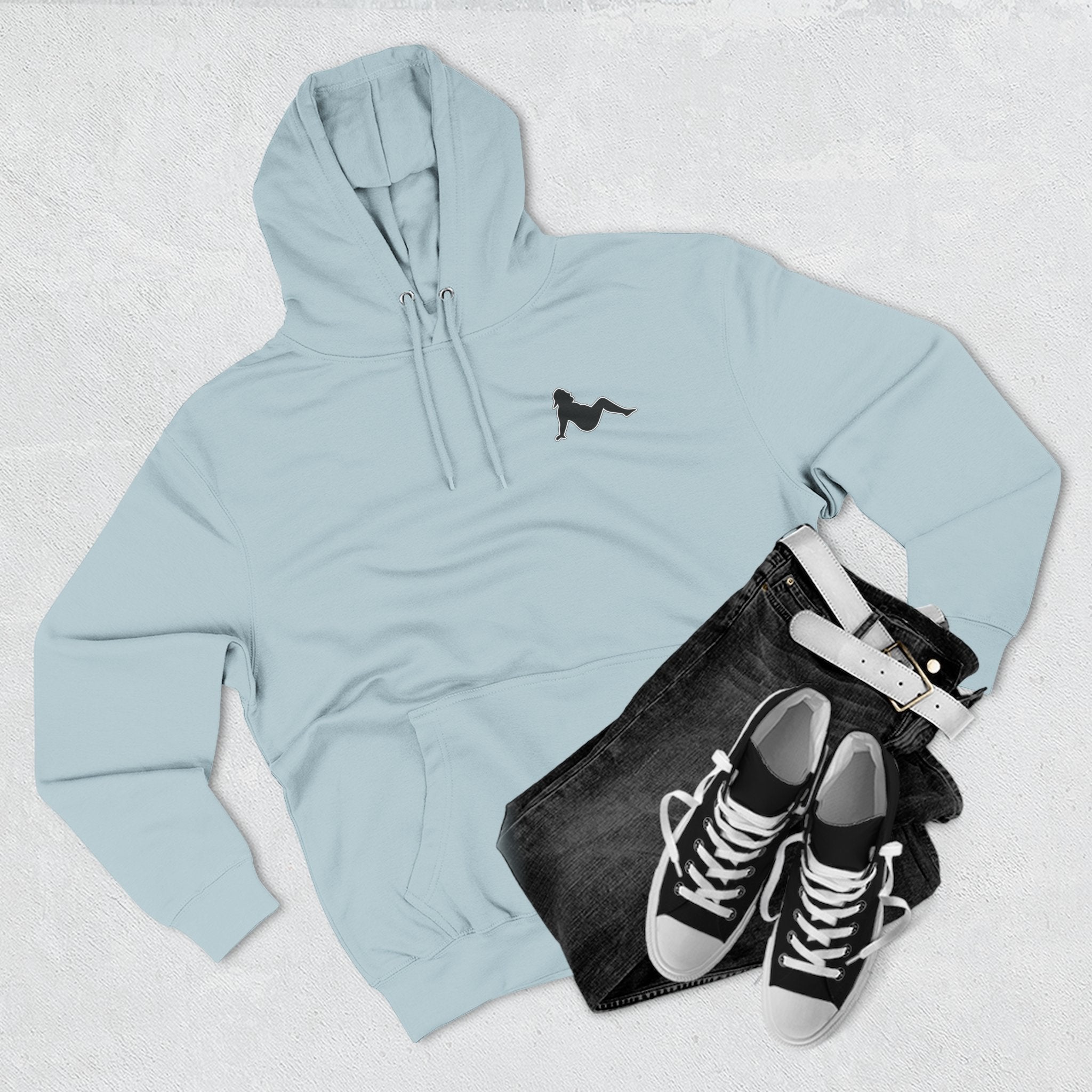 Side Piece Motorsports Hoodie — Automotive Logo Fleece Pullover