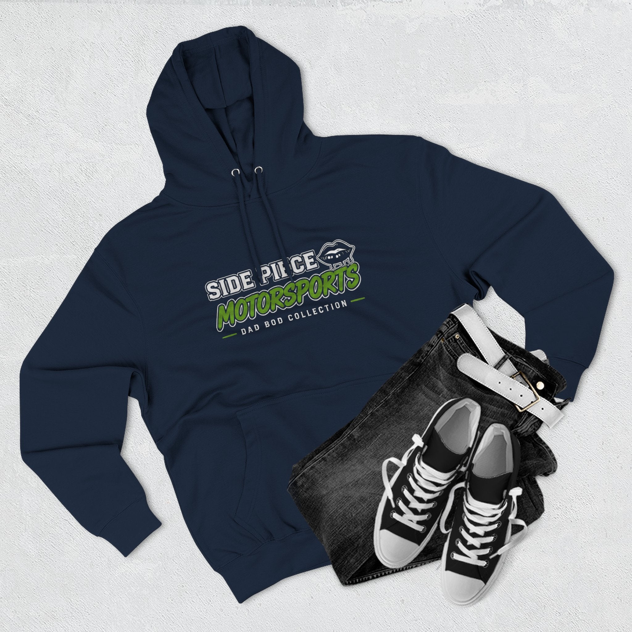 Will Dance for Diesel Hoodie — Side Piece Motorsports Fleece Pullover