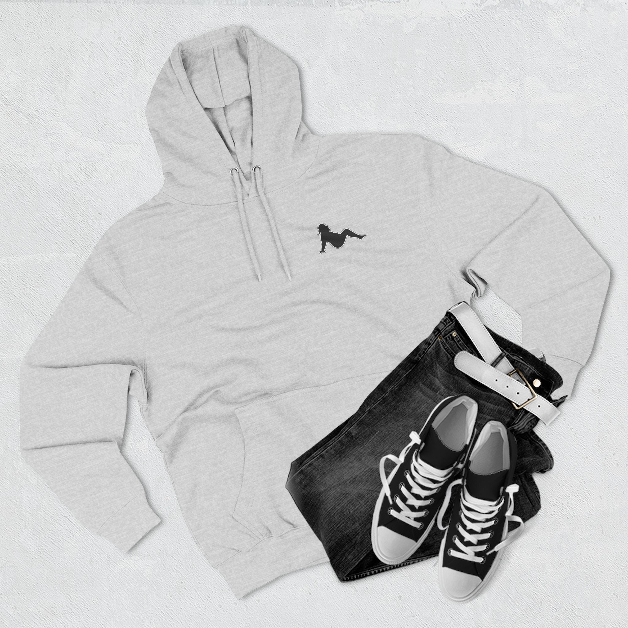 Side Piece Motorsports Hoodie — Automotive Logo Fleece Pullover