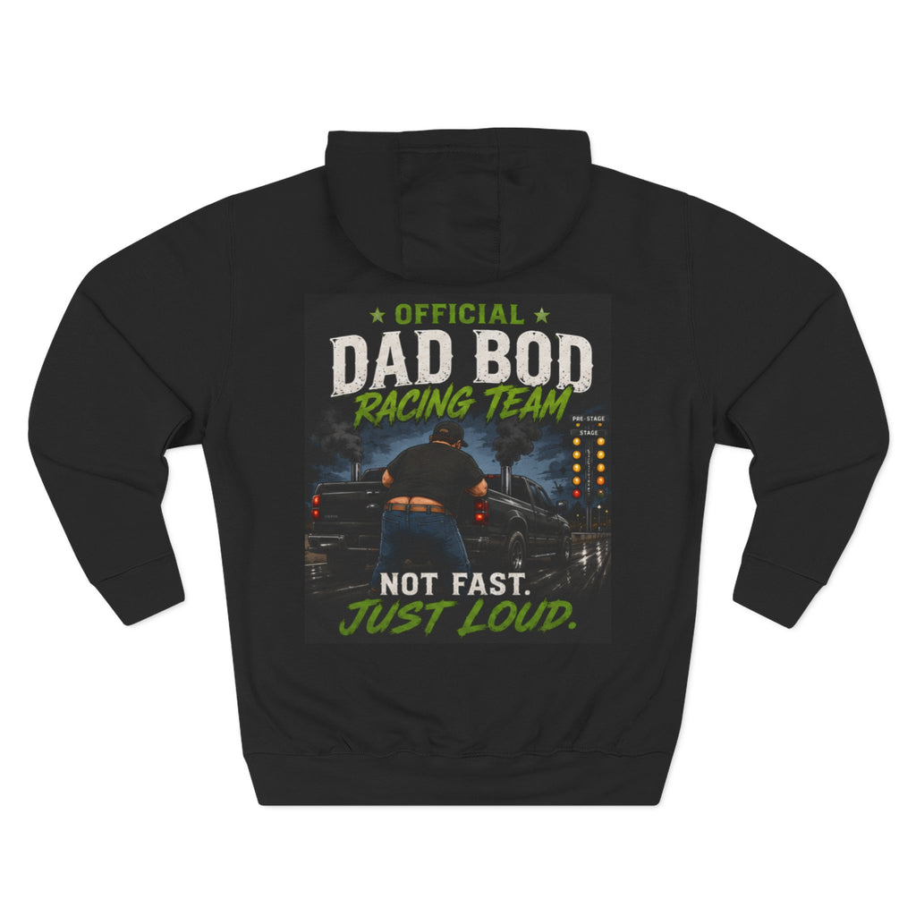 Side Piece Motorsports Fleece Hoodie — Racing Logo Pullover