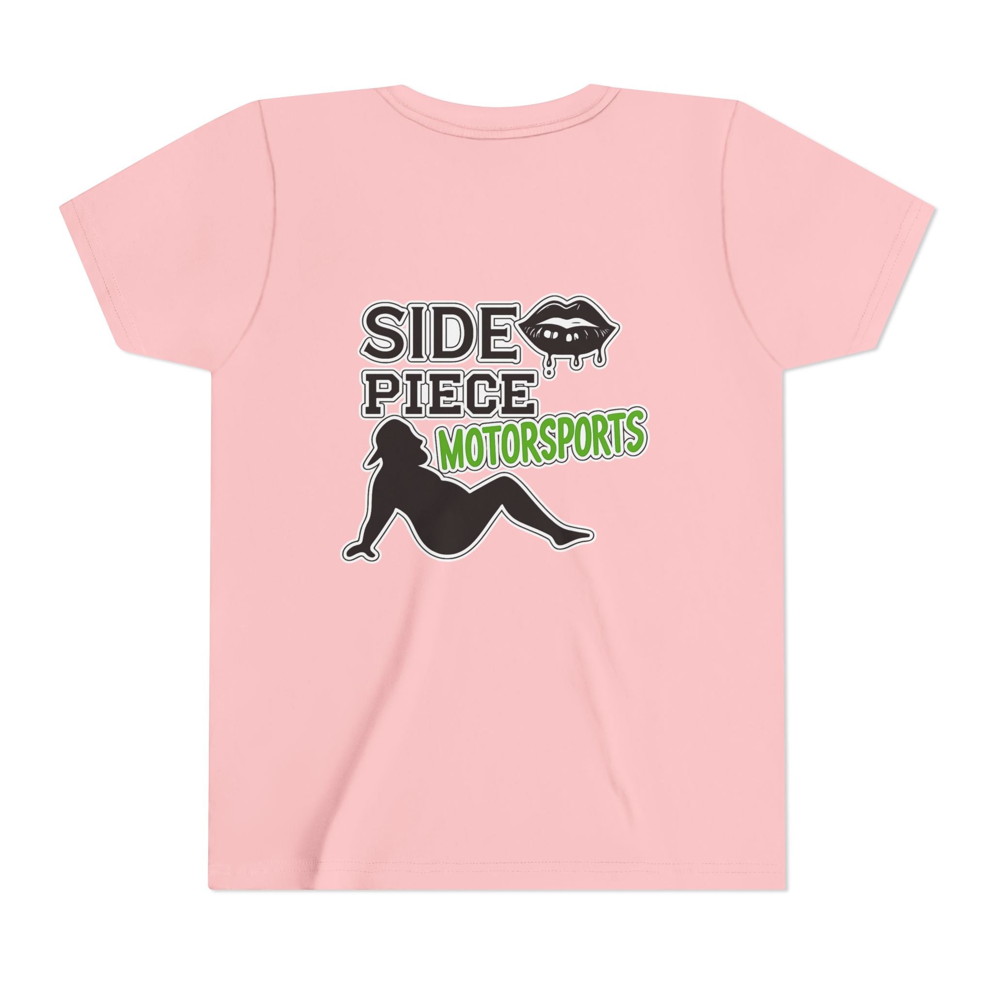 Side Piece Motorsports Youth Tee — Racing Logo Graphic T‑Shirt