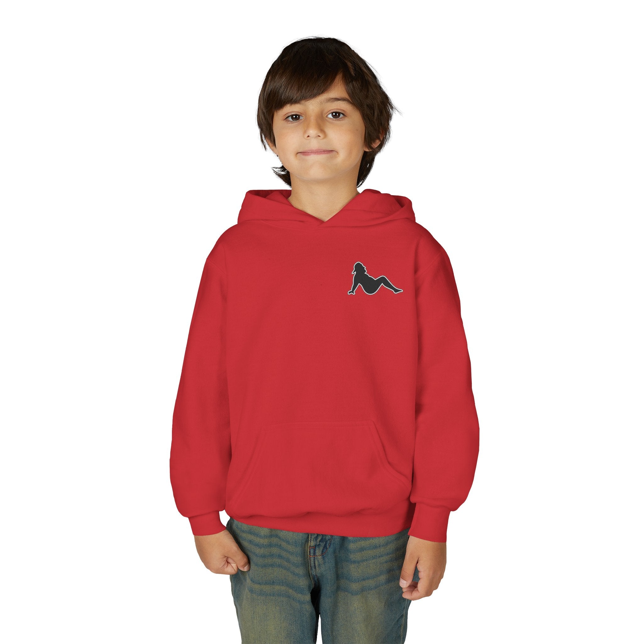 Side Piece Motorsports Youth Hoodie — Racing Logo Pullover