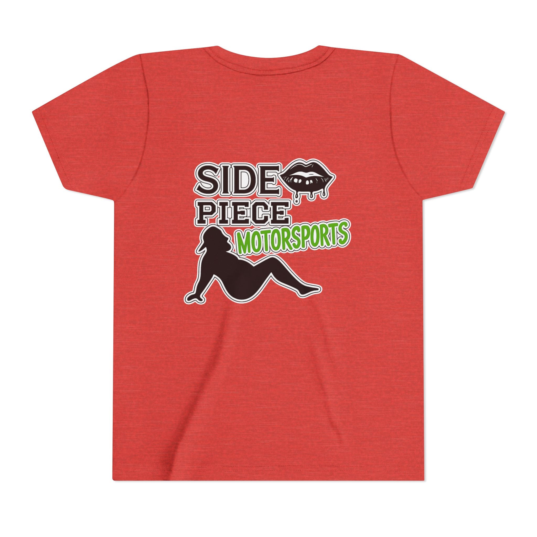 Side Piece Motorsports Youth Tee — Racing Logo Graphic T‑Shirt