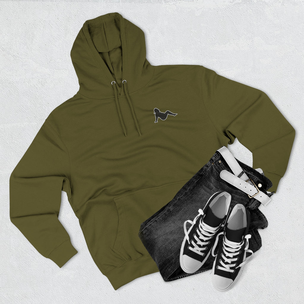 Side Piece Motorsports Hoodie — Automotive Logo Fleece Pullover