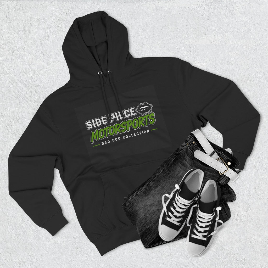 Side Piece Motorsports Fleece Hoodie — Racing Logo Pullover