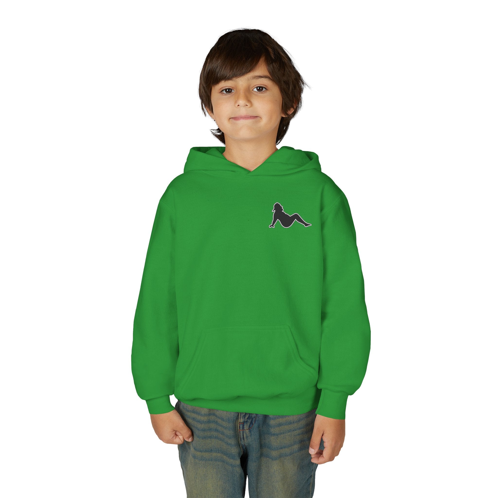 Side Piece Motorsports Youth Hoodie — Racing Logo Pullover
