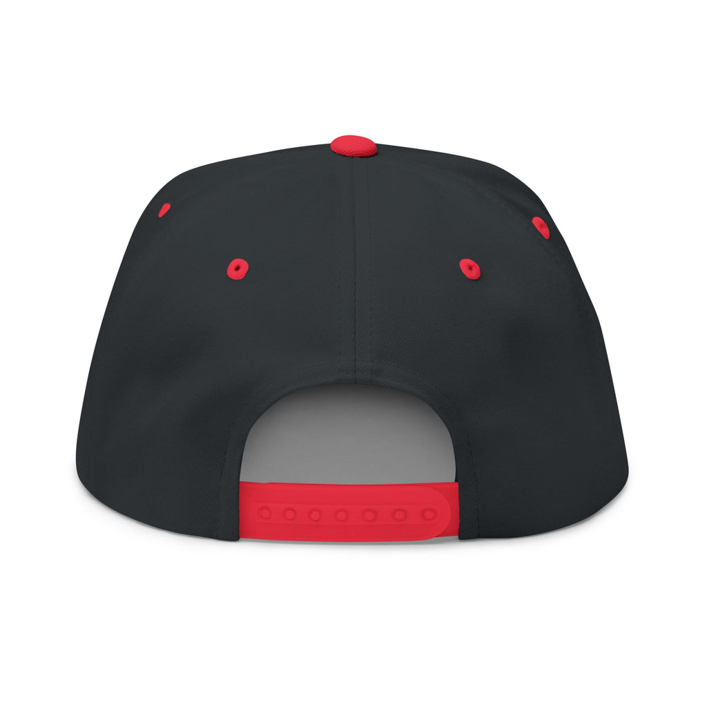 Flat Bill Cap — "Side Piece MotorSports" Embroidered Trucker Hat
