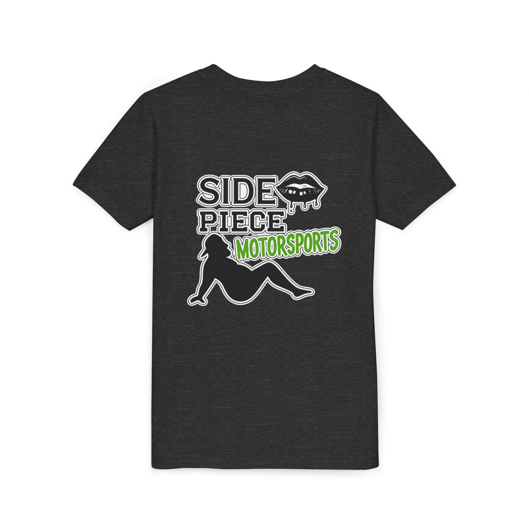 Side Piece Motorsports Youth Tee — Racing Logo Graphic T‑Shirt