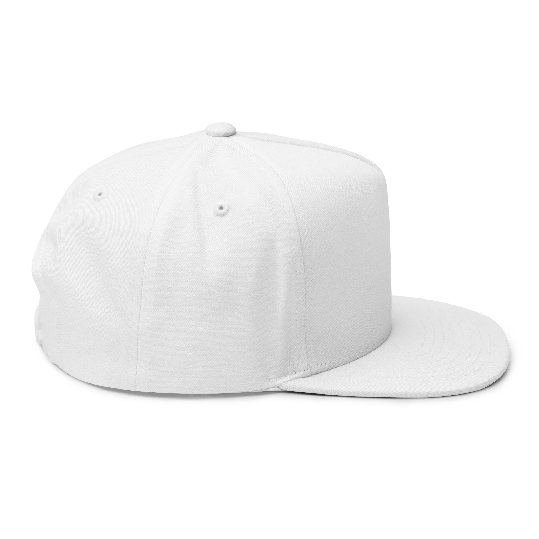 Flat Bill Cap — "Side Piece MotorSports" Embroidered Trucker Hat