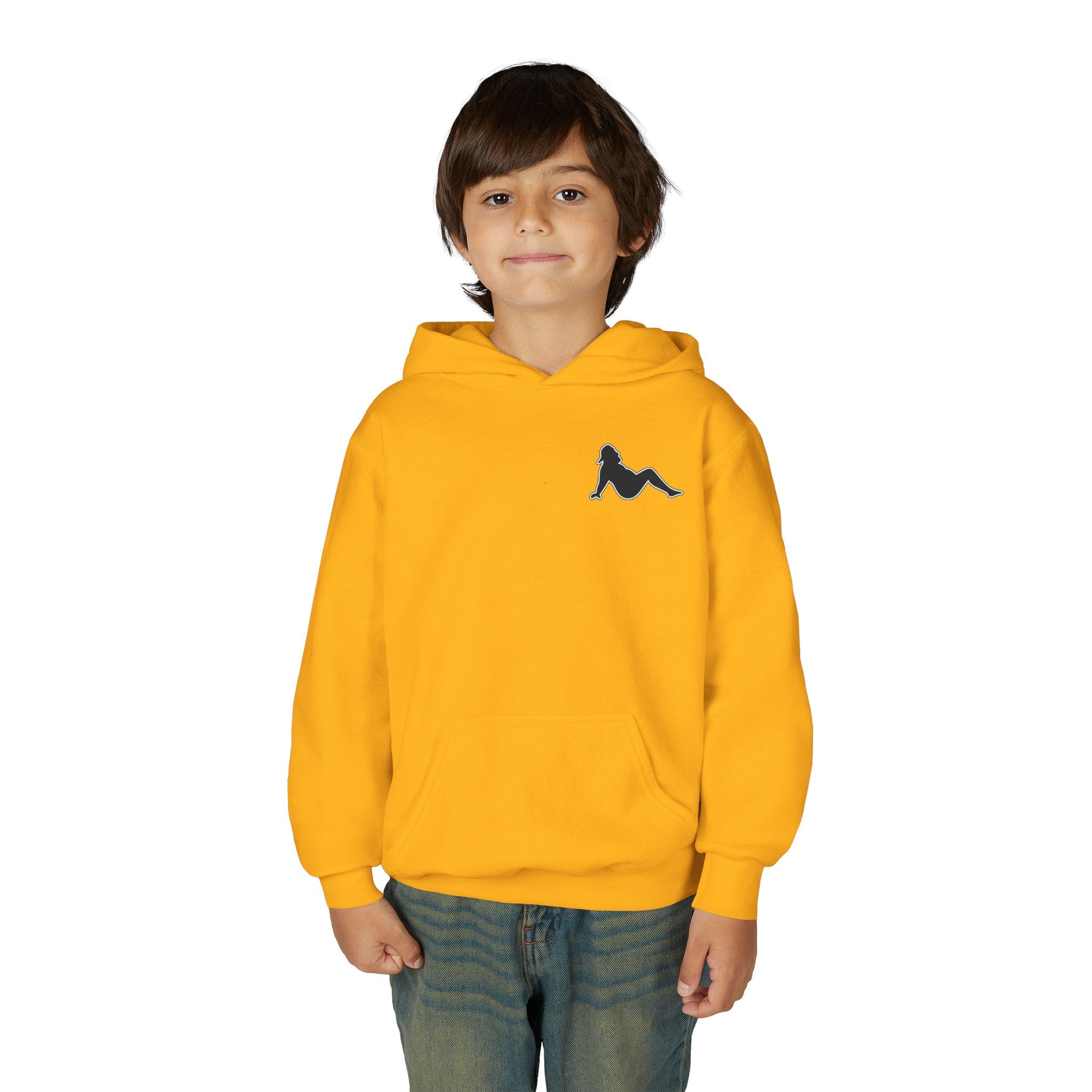 Side Piece Motorsports Youth Hoodie — Racing Logo Pullover