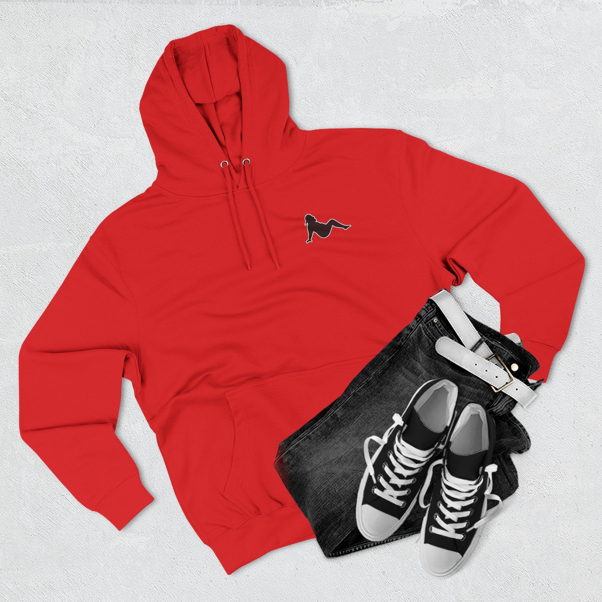 Side Piece Motorsports Hoodie — Automotive Logo Fleece Pullover