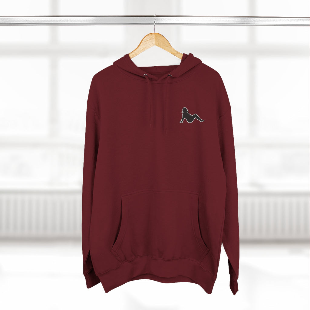 Side Piece Motorsports Hoodie — Automotive Logo Fleece Pullover