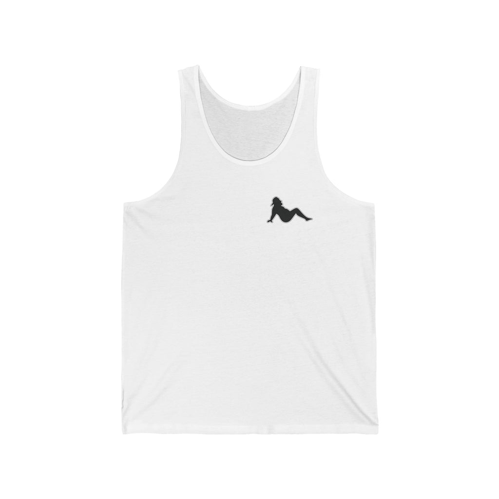 Side Piece Motorsports Tank Top — Racing Logo Graphic Sleeveless Shirt