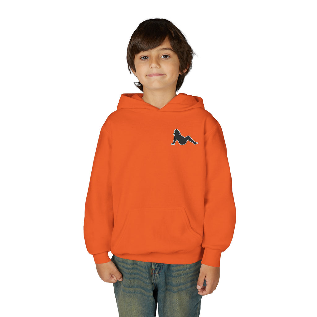 Side Piece Motorsports Youth Hoodie — Racing Logo Pullover