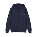 Side Piece Motorsports Youth Zip Hoodie — Racing Logo Back & Small Chest Patch