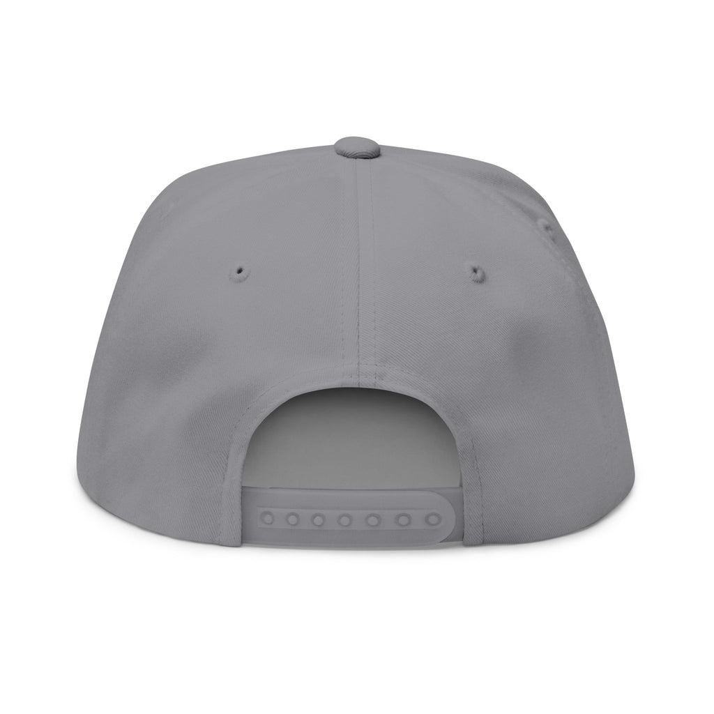 Flat Bill Cap — "Side Piece MotorSports" Embroidered Trucker Hat