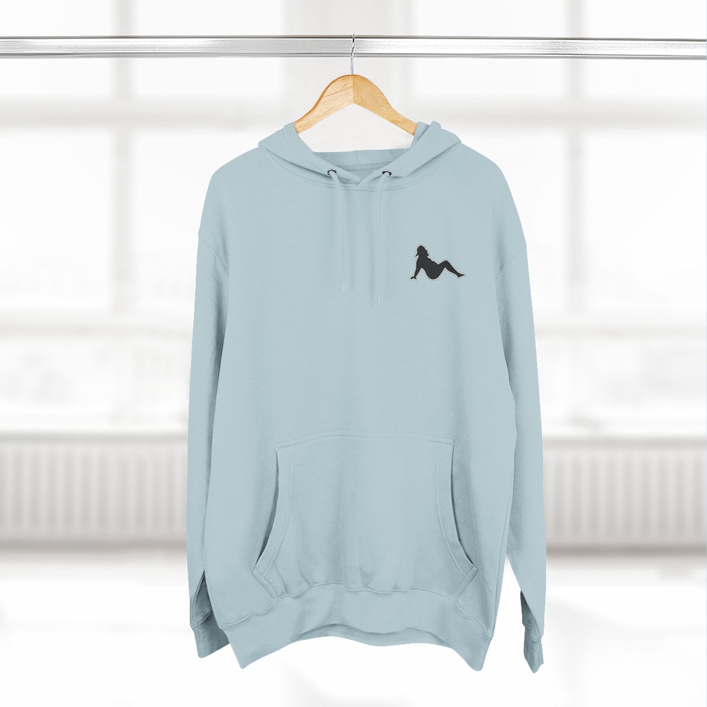 Side Piece Motorsports Hoodie — Automotive Logo Fleece Pullover