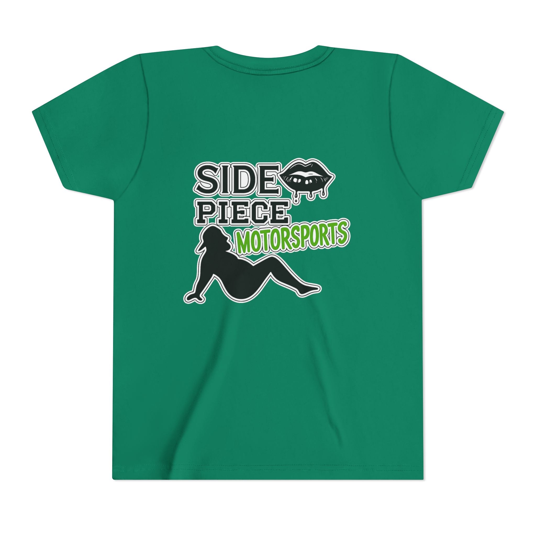 Side Piece Motorsports Youth Tee — Racing Logo Graphic T‑Shirt