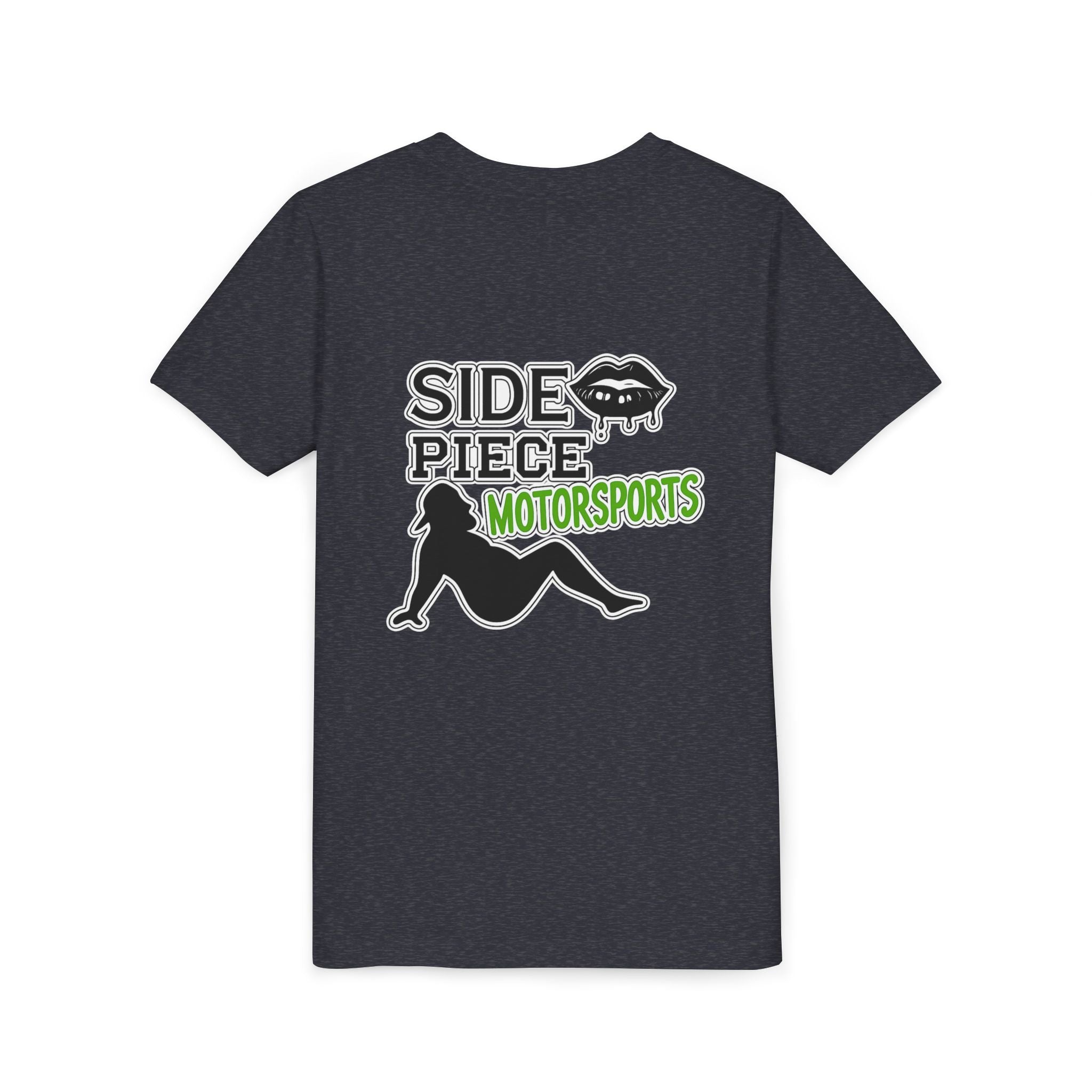 Side Piece Motorsports Youth Tee — Racing Logo Graphic T‑Shirt