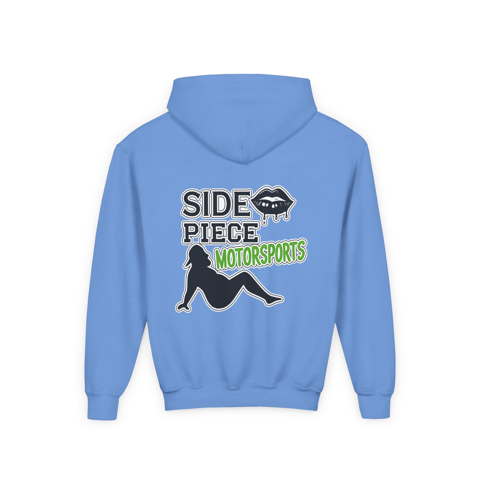 Side Piece Motorsports Youth Hoodie — Racing Logo Pullover
