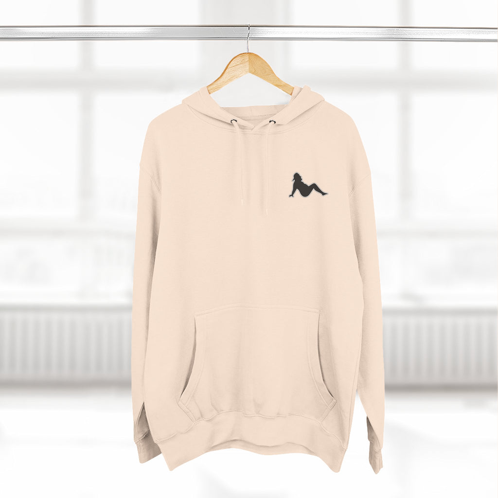 Side Piece Motorsports Hoodie — Automotive Logo Fleece Pullover