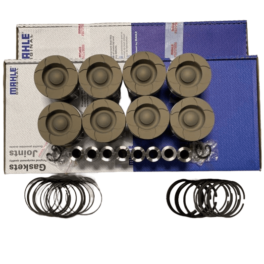 6.0L Powerstroke Diesel Coated Piston Set with Gasket Kit