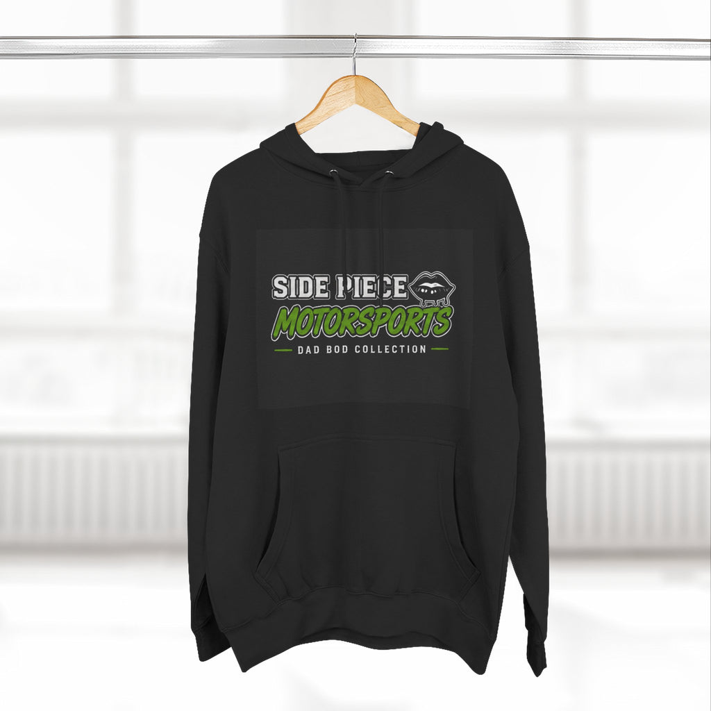 Side Piece Motorsports Fleece Hoodie — Racing Logo Pullover