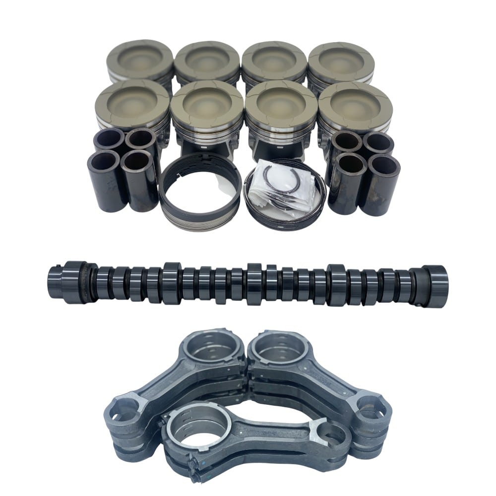 6.4LFord Powerstroke Diesel HD Pistons-OEM Rods-Stage 2 Camshaft Kit